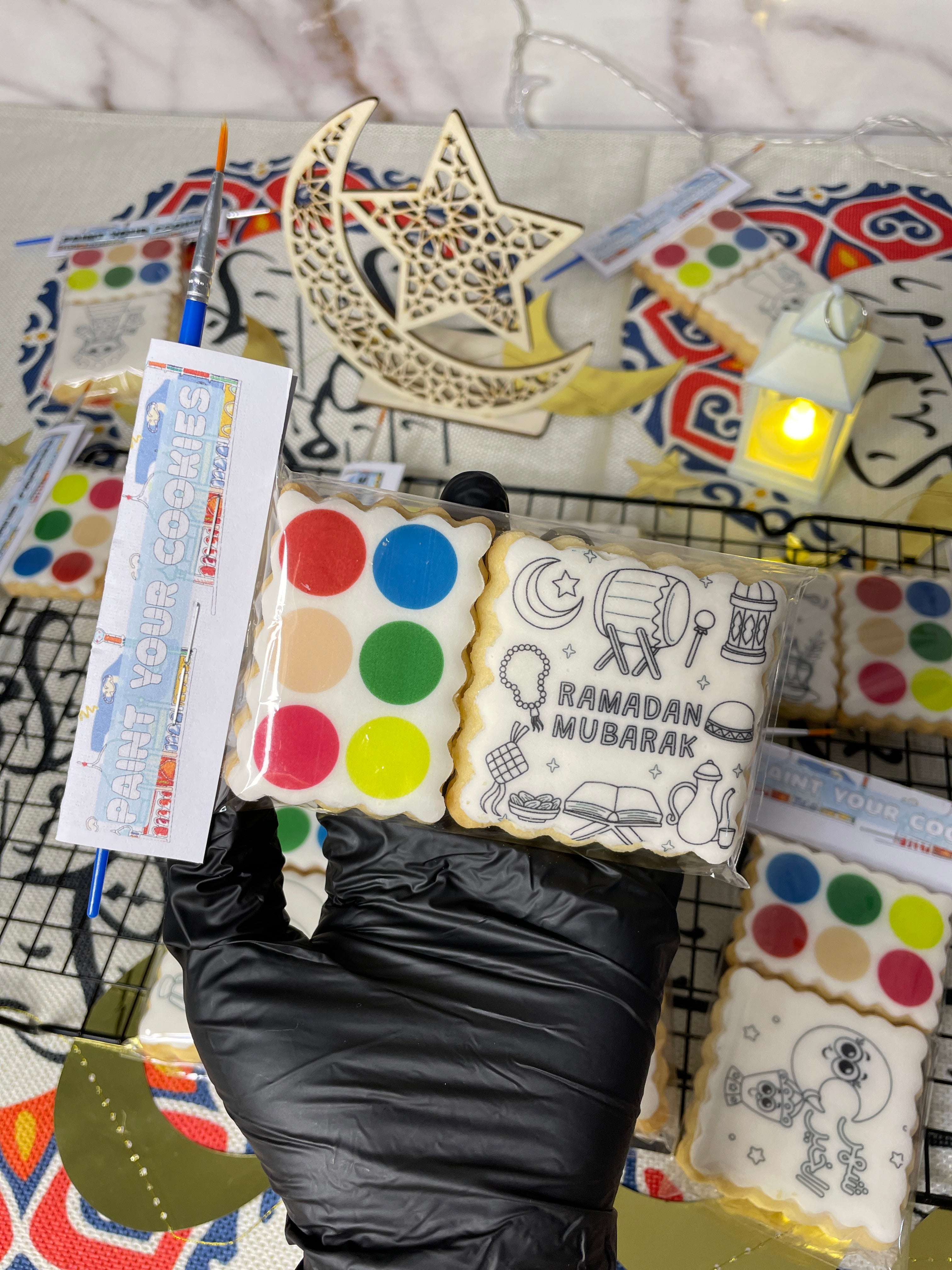 بكج تلوين الكوكيز للأطفال paint your cookies