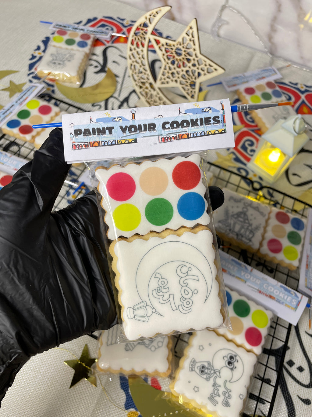 بكج تلوين الكوكيز للأطفال paint your cookies