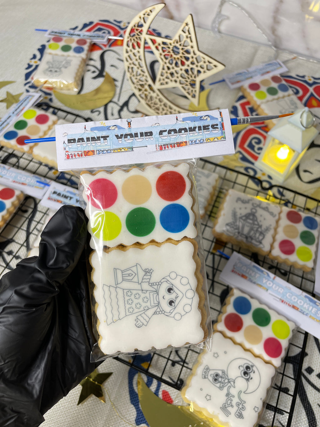 بكج تلوين الكوكيز للأطفال paint your cookies